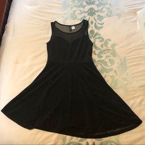 Sheer neck  H&M dress